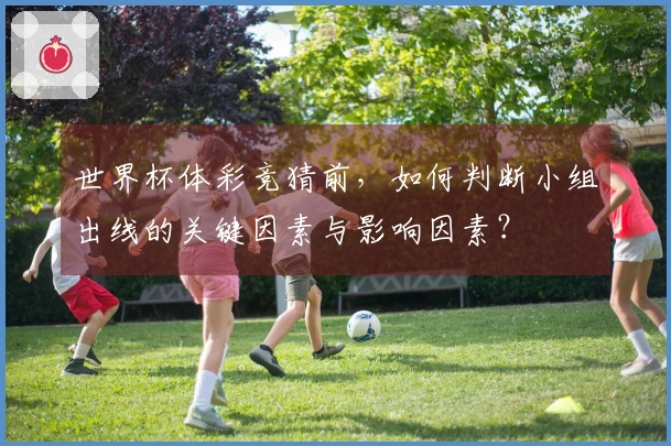 世界杯体彩竞猜前，如何判断小组出线的关键因素与影响因素？